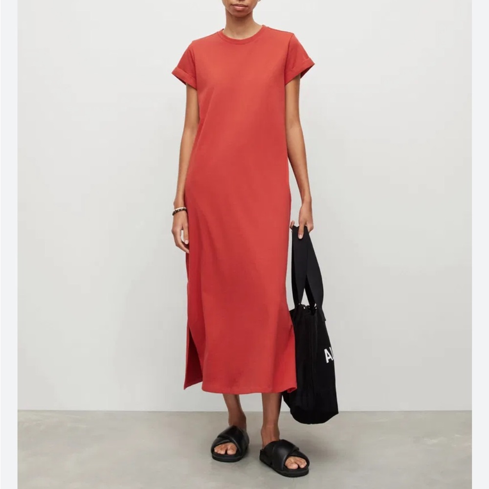 All saints Coral Short Sleeve Maxi Dress Women’s size 6